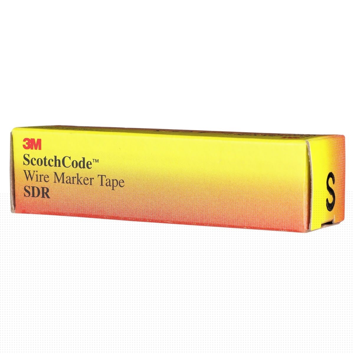 3M SDR-S Wire Marker Tape Refill Roll, Letter S, White (7000031534) (50 Pack) - 6