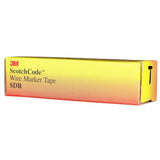 3M SDR-T Wire Marker Tape Refill Roll Legend T White (7000031535) (50 Pack) - 6
