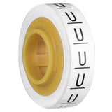 3M SDR-U Wire Marker Tape Refill Roll Letter U White (7000031536) (10 Pack)