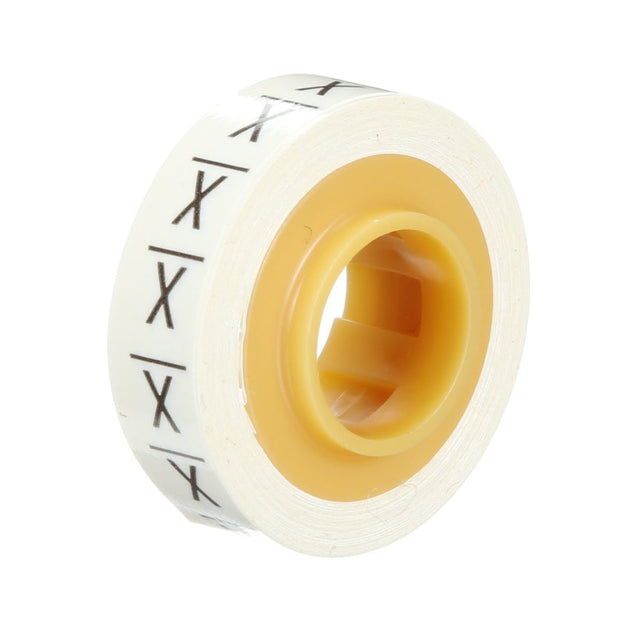 3M SDR-X Wire Marker Tape Refill Roll, Pre-printed X, White (7000031539) (50 Pack)