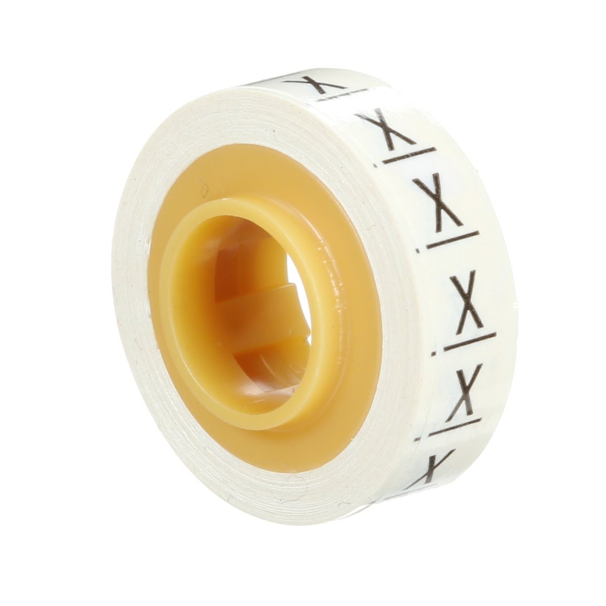 3M SDR-X Wire Marker Tape Refill Roll, Pre-printed X, White (7000031539) (50 Pack) - 4
