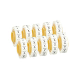 3M SDR-X Wire Marker Tape Refill Roll, Pre-printed X, White (7000031539) (50 Pack) - 5
