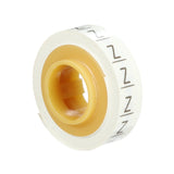 3M SDR-Z Wire Marker Tape Refill Roll, Pre-printed Z, White, 2.4 m x 5.46 mm (7000031541) (10 Pack) - 2