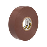 3M 35 Scotch Vinyl Color Coding Electrical Tape, Brown, 3/4 in x 66 ft, 7 mil, Premium Grade, Flame Retardant (35-3/4X66FT-BR) (7000031580) (10 Pack)
