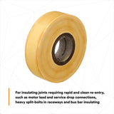 3M 7000031629 Scotch Varnished Cambric Tape 2520, Electrically Insulating, Moisture Resistant, Yellow, 8 mil, 3/4 in x 60 ft (2520-3/4X60FT) (7000031629) (20 Pack) - 4