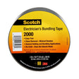 3M Scotch Electricians Duct Tape 2000, Gray, 2 in x 50 yd Roll (2000-2X50YD) (7000031684) (12 Pack)