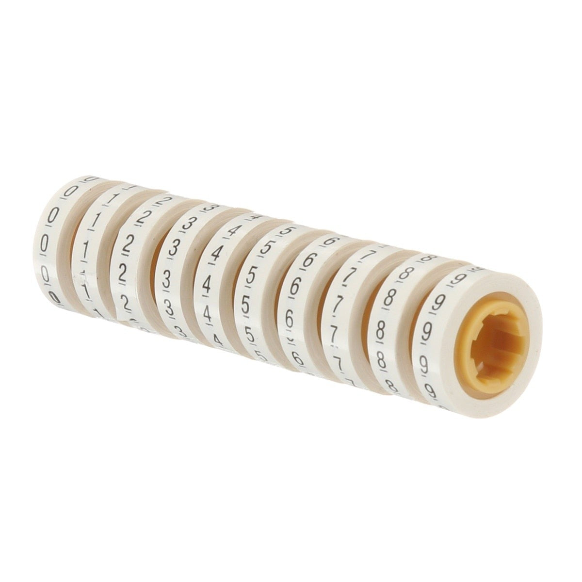 3M ScotchCode Wire Marker Tape Refill Roll, Numbers 0-9, White, 2.4 m x 5.46 mm (SDR-0-9) (7000031760) (10 Pack)