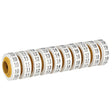 3M SDR-10-19 Wire Marker Tape Refill Roll, Pre-printed 10-19, White (7000031761) (10 Pack)