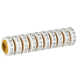3M SDR-10-19 Wire Marker Tape Refill Roll, Pre-printed 10-19, White (7000031761) (10 Pack)