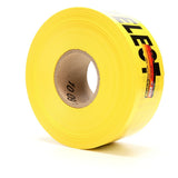 3M Scotch Buried Barricade Tape 364 Caution Buried Electric Line Below Yellow 3 in x 1000 ft (364-Y-3X1000FT) (7000031774) (8 Pack) - 2