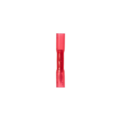 3M MH18BCX Butt Connector Heatshrink Seamless, Red (7000031842) (25 Pack)