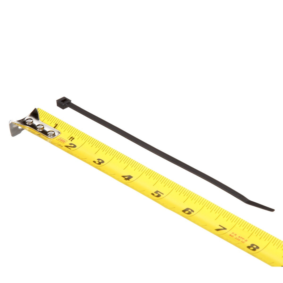 3M CT8BK50-M Standard Nylon Cable Tie, Black, 50 lbs, 3/16 in x 7-19/32 in (7000031854) (10000 Pack) - 5
