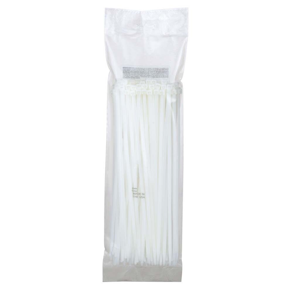 3M CT11NT50-C Cable Tie, Self-Locking, 11" 50lb Tensile Strength, (7000031856) (1000 Pack) - 5