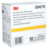 3M 09678 Soft Edge Foam Masking Tape, 1/2 in x 165 ft (7000034663) - 3