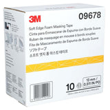 3M 7000034663 Soft Edge Foam Masking Tape, 09678, 1/2 in x 165 ft - 3