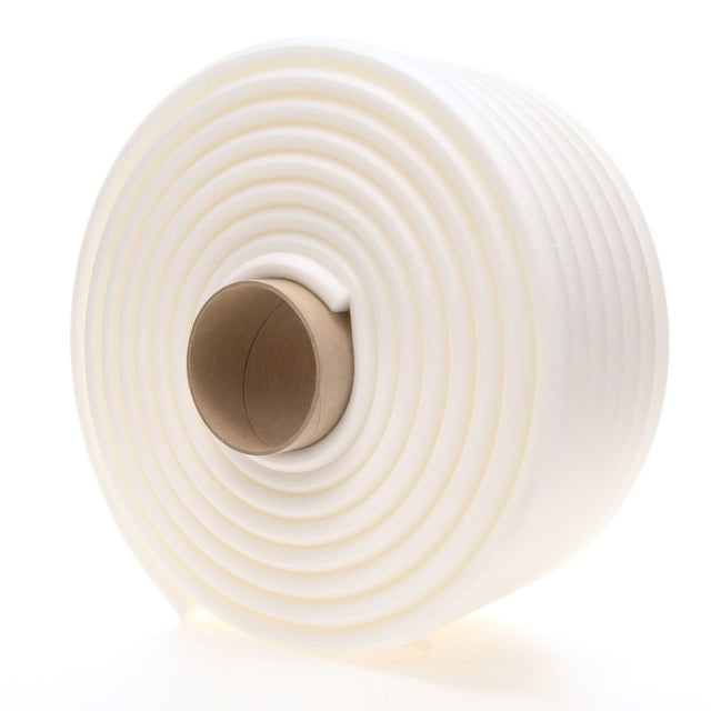 3M 09973 Soft Edge Foam Masking Tape, White, 3/4 in x 115 ft (19 mm x 35 m), 1 Roll Case (7000034664)