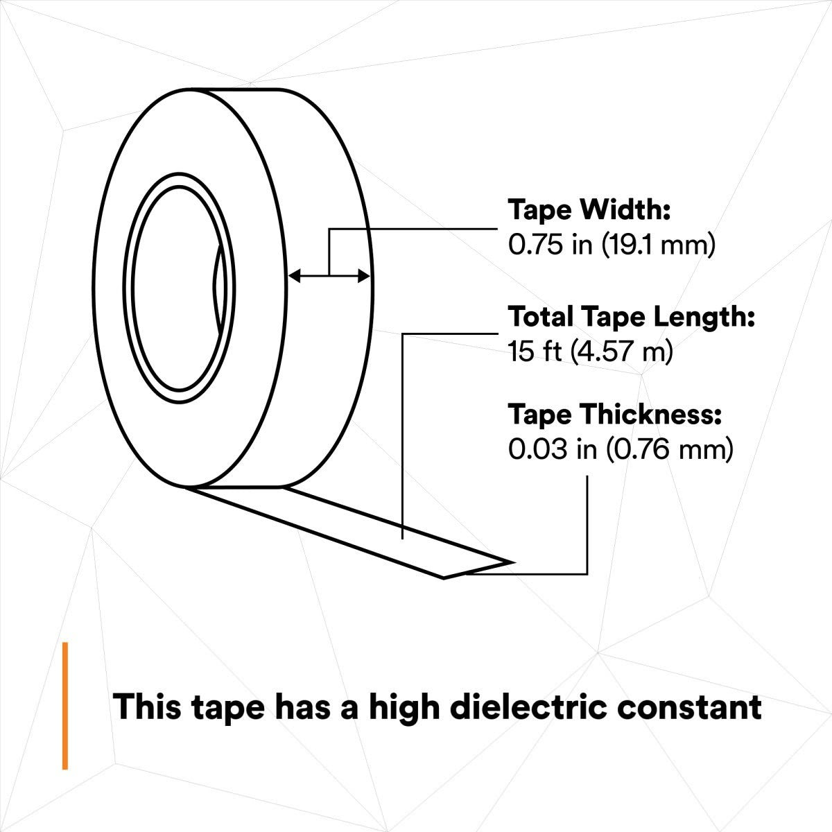 3M 2220 Scotch Electrical Stress Control Tape, 3/4 in x 15 ft, Gray (7000034806) (100 Pack) - 10