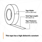 3M 2220 Scotch Electrical Stress Control Tape, 3/4 in x 15 ft, Gray (7000034806) (100 Pack) - 10