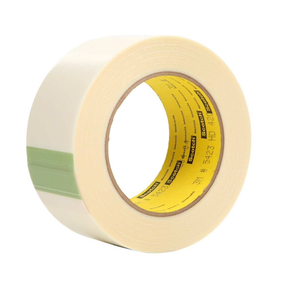 3M 5423 UHMW Film Tape, Transparent, 2 in x 18 yd, 12 mil (7000035835) (6 Pack) - 2
