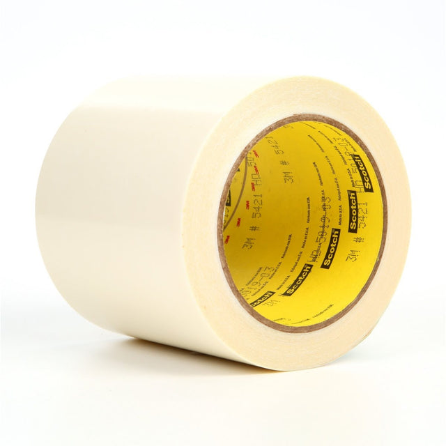 3M UHMW Film Tape, Transparent, 6 in x 18 yd, 6.7 mil (5421) (7000036201) (8 Pack)