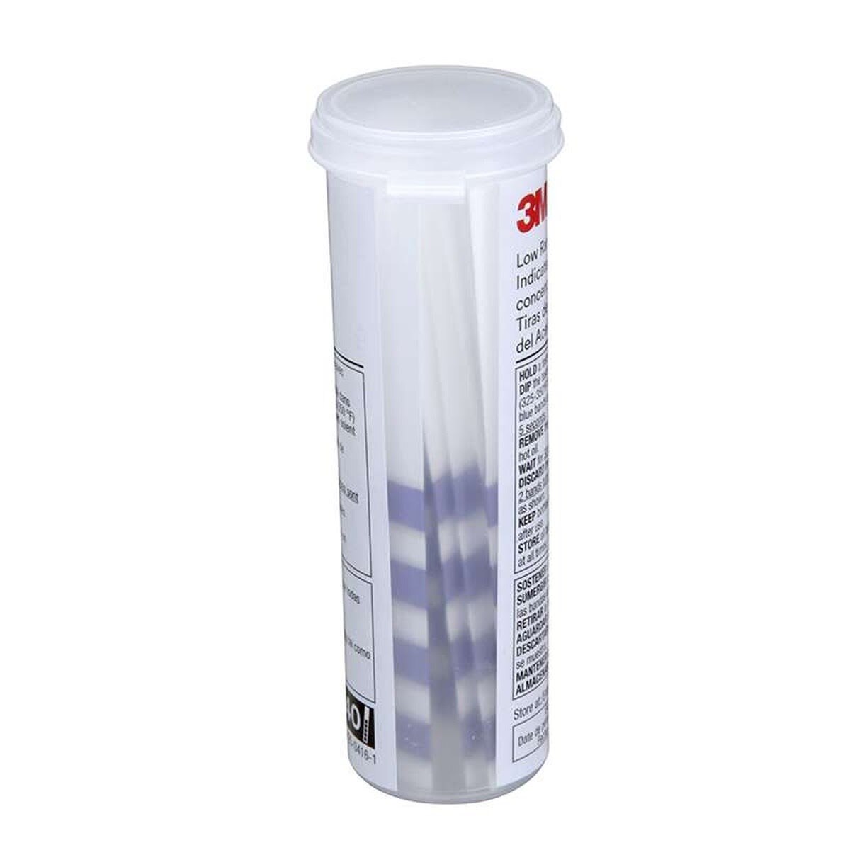 3M Low Range Oil Quality Test Strips, 40 Strips/Bottle, 5/16 in Width (7000038381) (160 Pack) - 3