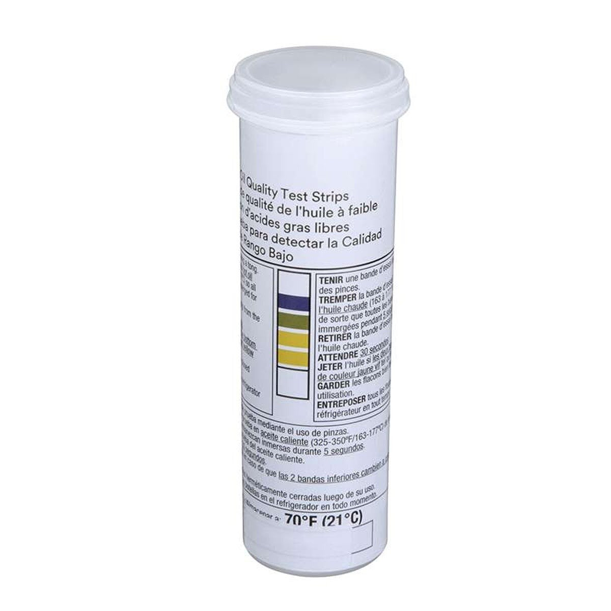 3M Low Range Oil Quality Test Strips, 40 Strips/Bottle, 5/16 in Width (7000038381) (160 Pack) - 5