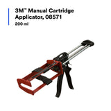 3M 08571 8571 Performance Manual Applicator for Cartridges, 200 mL, Black (7000042708) - 3