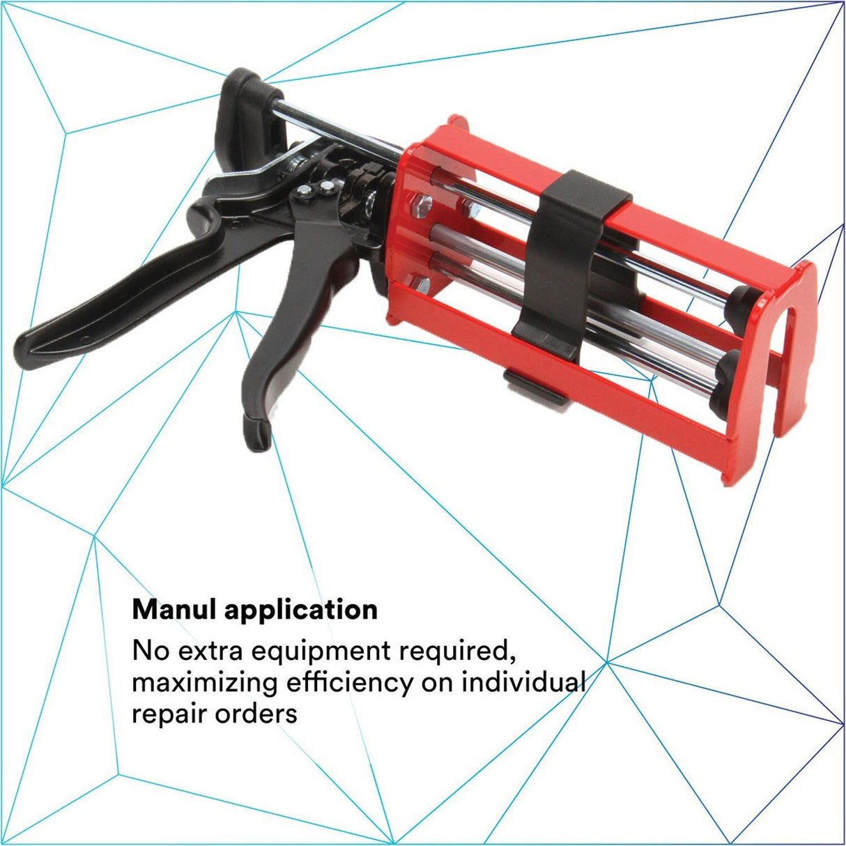 3M 08571 8571 Performance Manual Applicator for Cartridges, 200 mL, Black (7000042708) - 7