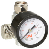3M 16573 Accuspray Regulator and Air Flow Control Valve with Pressure Gauge (7000042715)