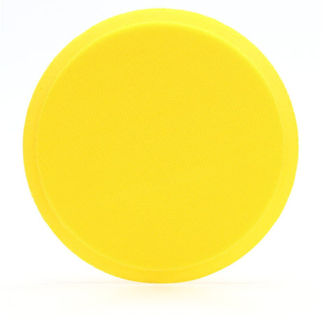 3M 05717 Hookit Back-up Pad, Threaded 5/8-11, Foam, Yellow, 7 in x 3/4 in (7000042720)