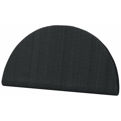3M Hookit Half Round Pad 05792, Medium Density Foam, Black, 6 in (5792) (7000042724) (20 Pack)