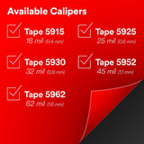 3M 5952 VHB Acrylic Foam Tape, Double-Sided, Black, 1 in x 36 yd, 45 mil (7000042794) (9 Pack) - 7