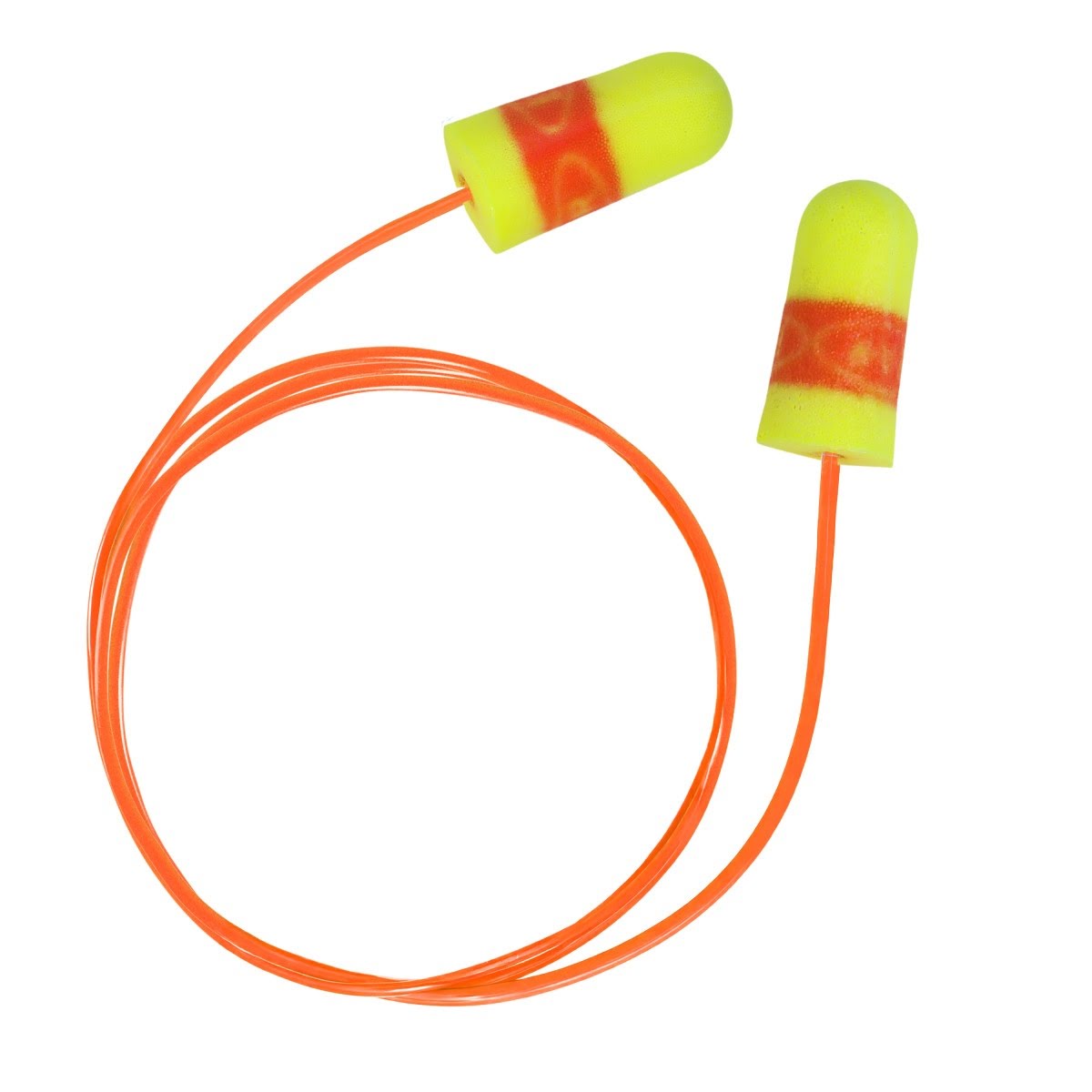 3M 391-1254 E-A-R Earplugs One Touch Refill Bottle, Foam, Uncorded, NRR 33, Yellow/Red (7000042881) (500 Pair) (4 Pack) - 2