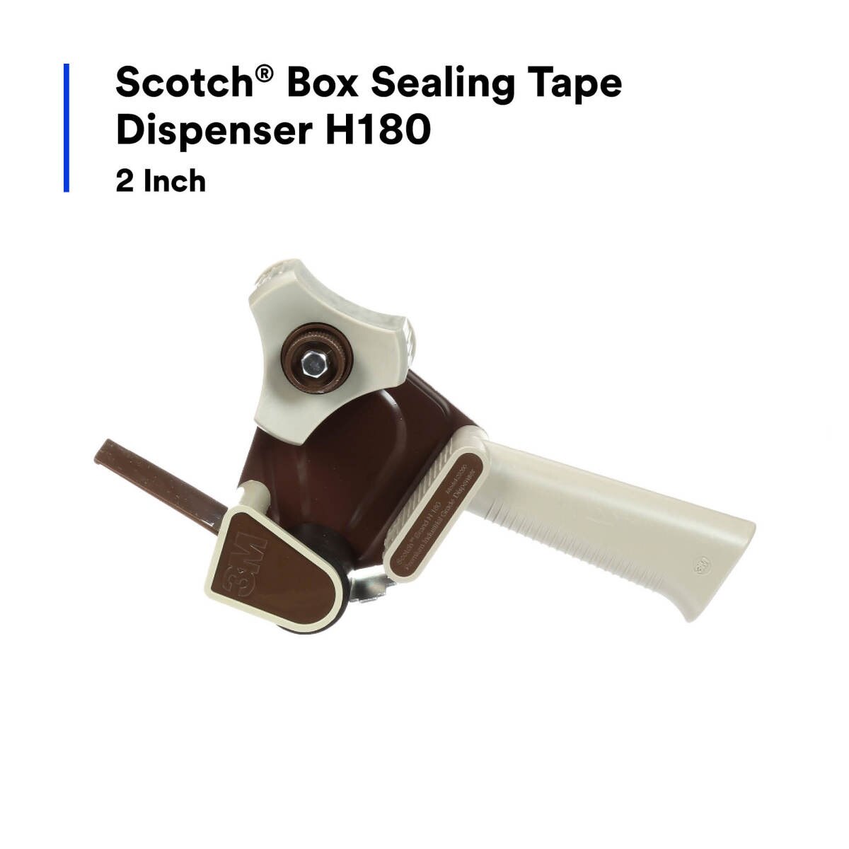3M 19008 Scotch Box Sealing Tape Hand Dispenser, 2 in, Gray (7000042997) - 5