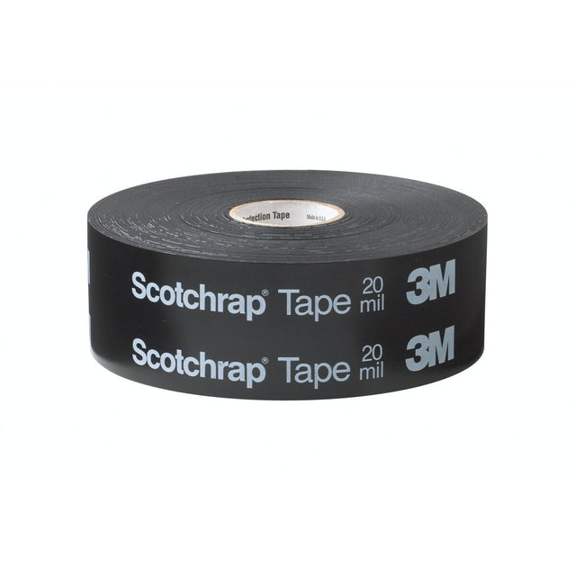 3M 51P-4X100FT Vinyl Corrosion Protection Tape 51, Printed, Black, 4 in x 100 ft (7000043017) (4 Pack)