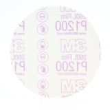 3M 260L 01318 Stikit Finishing Film Abrasive Disc, PSA, Aluminum Oxide, P1200, White, 6 in (7000044716) (400 Pack) - 2