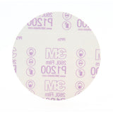3M 260L 01318 Stikit Finishing Film Abrasive Disc, PSA, Aluminum Oxide, P1200, White, 6 in (7000044716) (400 Pack) - 3