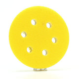 3M Hookit Clean Sanding Foam Backing Disc Pad Kit, Yellow, 3 in, Vacuum Sanding, 5 Adapters (20427) (7000045008) (5 Pack) - 5