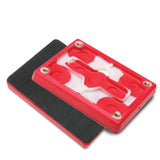 3M Hookit Pad Red Foam Sheet Back-up Pad 3 in x 4 in x 1/2 in (20433) (7000045010) (10 Pack) - 4