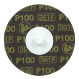3M 361F Roloc Disc, P100 YF-weight, TR, 3 in, Die R300V (7000045102) (200 Pack)