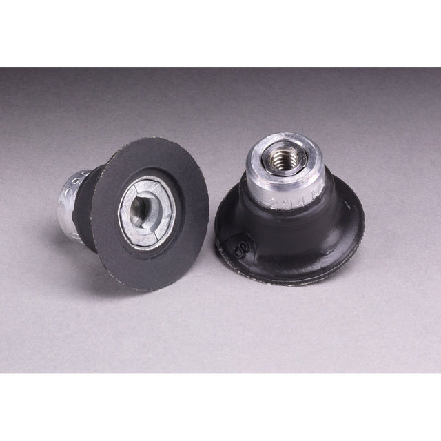 3M 45098 Roloc Disc Pad TR, Soft, Black, 1-1/2 in, 1/4-20 Internal (7000045277) (5 Pack)