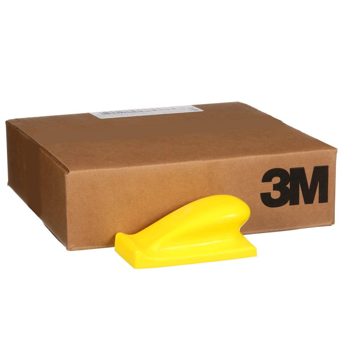 3M Hookit Soft Hand Block, Flexible Molded Foam, Yellow, 2-3/4 in x 5 in (05742) (7000045436) (10 Pack) - 8