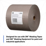 3M 06506 Scotch Steel Gray Masking Paper, 6 in x 1000 ft (7000045440) (6 Pack) - 3