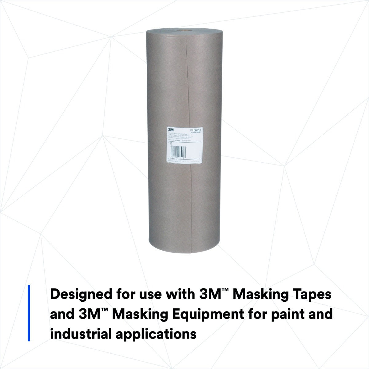 3M 06518 Scotch Steel Gray Masking Paper, 18 in x 1000 ft (7000045441) (2 Pack) - 5