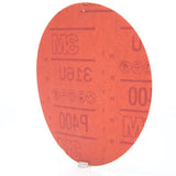 3M 316U 01218 Hookit Red Abrasive Disc, Aluminum Oxide, P400, Red, 6 in (7000045463) (300 Pack) - 7