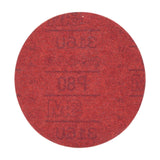 3M 316U 01261 Hookit Red Abrasive Disc, Hook & Loop, Aluminum Oxide P80, 6 in (7000045464) (300 Pack) - 7