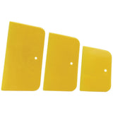 3M 00358 Flexible Plastic Spreaders, Yellow, 3 Sizes 4 in 5 in 6 in for Body Fillers Putties Glazes (7000045476) (72 Pack) - 2