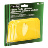 3M 00358 Flexible Plastic Spreaders, Yellow, 3 Sizes 4 in 5 in 6 in for Body Fillers Putties Glazes (7000045476) (72 Pack) - 4