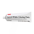 3M 05095 Acryl-White Glazing Putty, White, 14.5 oz Tube for Automotive and Marine Finishes (7000045479)