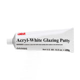 3M 05095 Acryl-White Glazing Putty, White, 14.5 oz Tube for Automotive and Marine Finishes (7000045479)